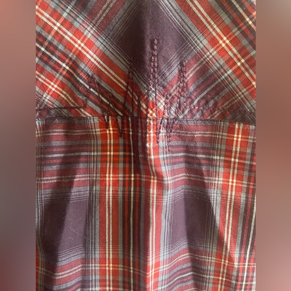 The Hundreds - Red Plaid Button Down - Size M - Picture 2 of 3